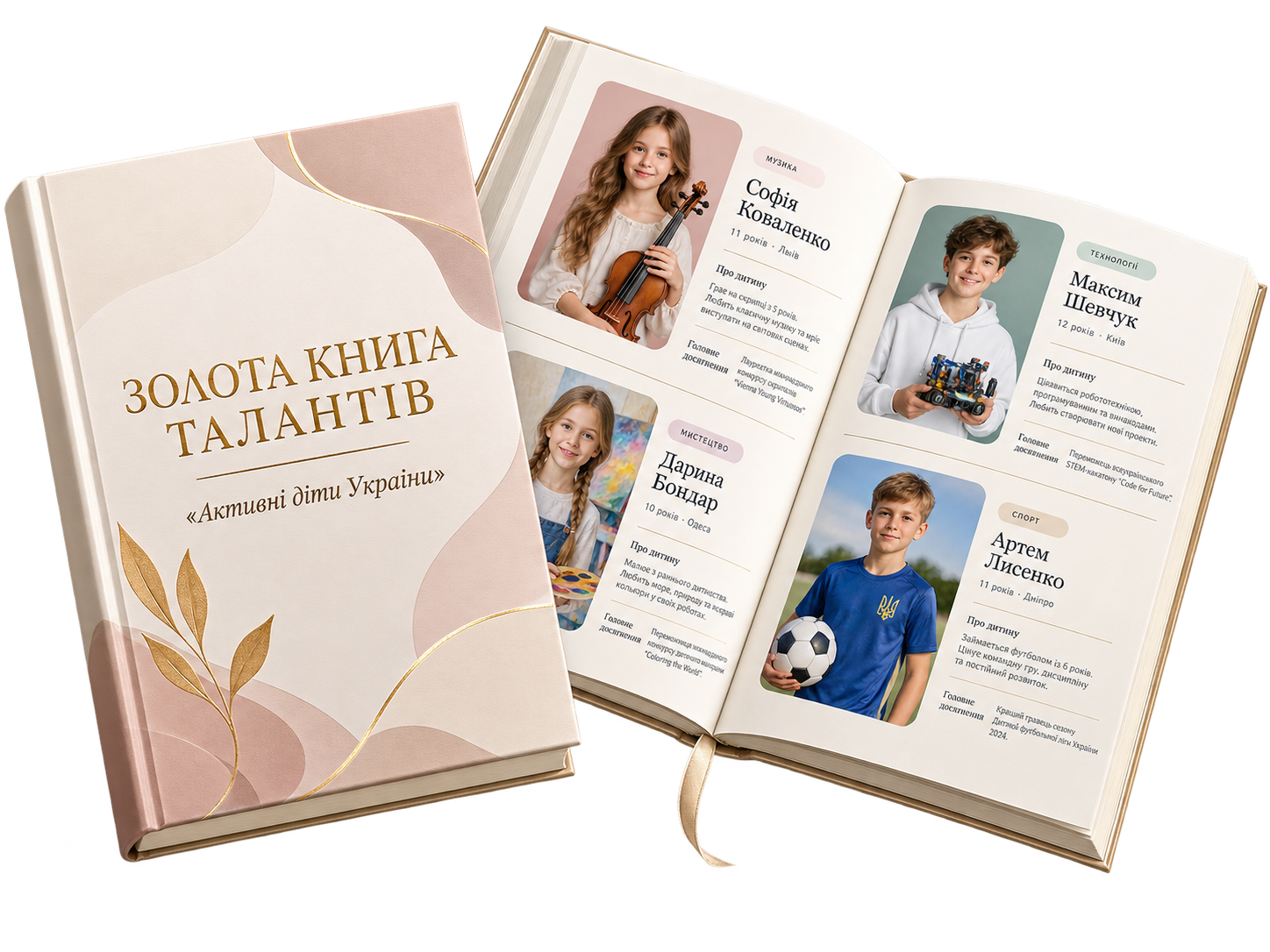 Золота книга талантів «Активні діти України»